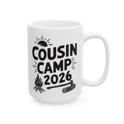Cousin Camp 2026 Summer Vacation Trip Matching Family Coffee Mug For Men Women