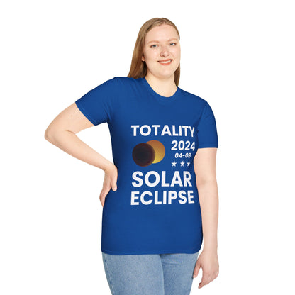 Totality Solar Eclipse 2024 America Retro Total Eclipse T-Shirt For Men Women T-Shirt