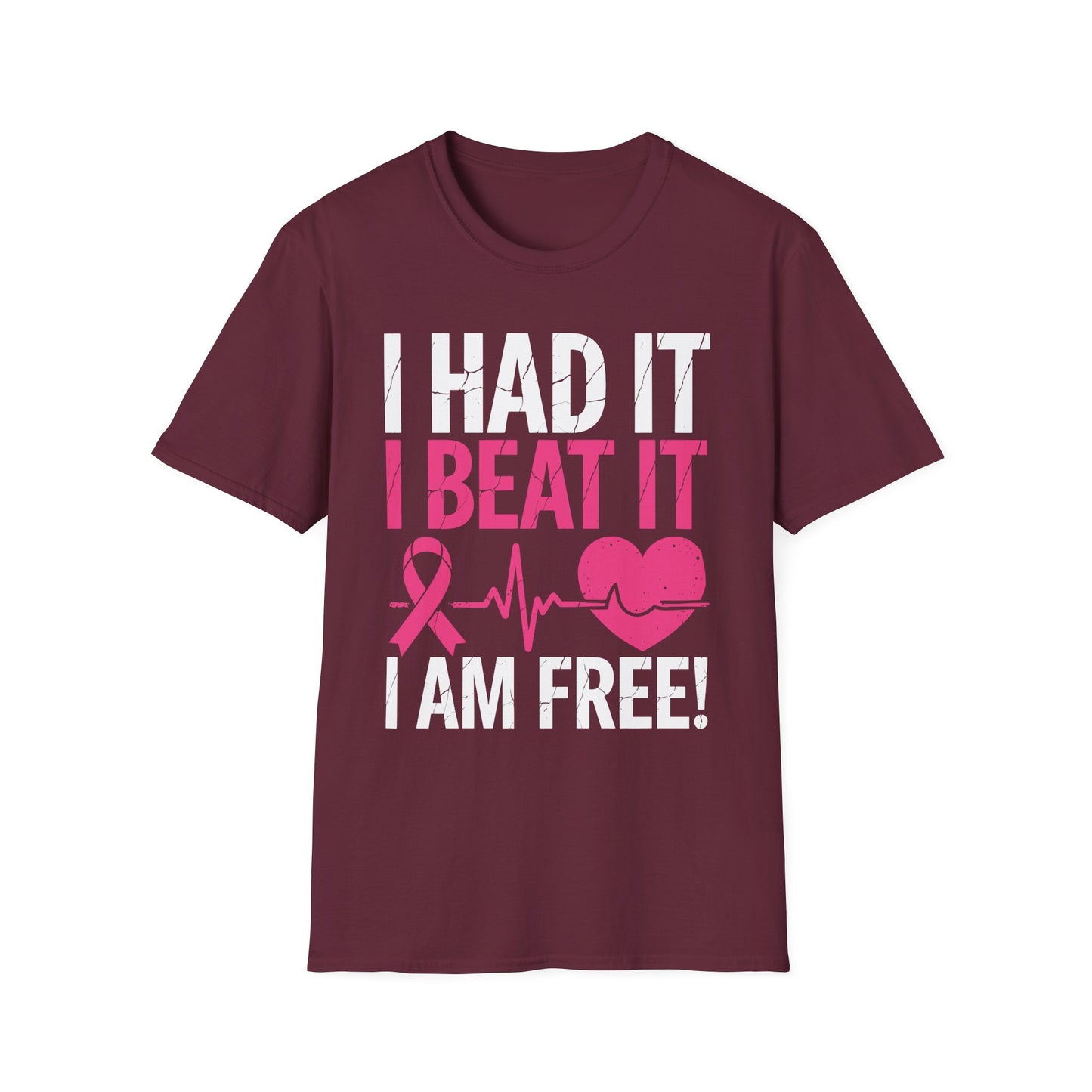 Funny I Had It I Beat It I Am Free Breast Cancer Survivor T-Shirt For Men Women