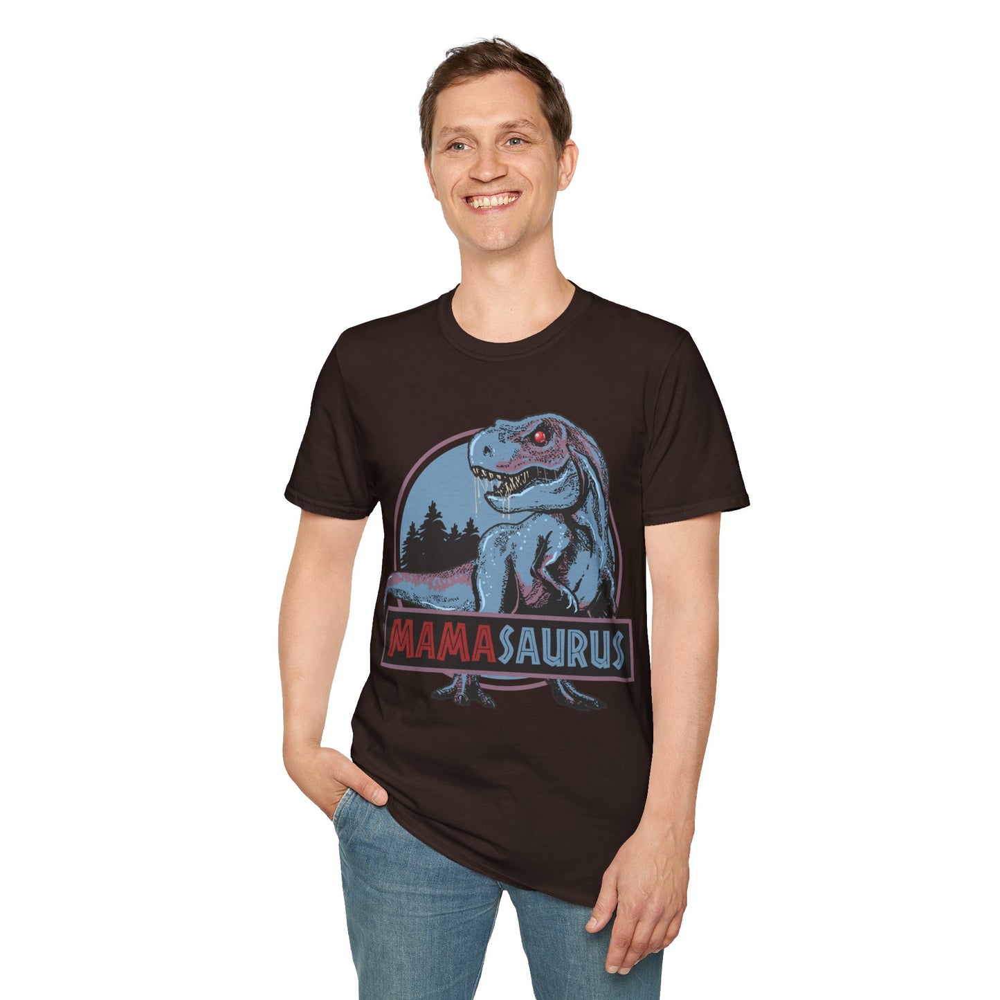 Mamasaurus Funny T-Rex Dinosaur Mama Saurus Family Matching Mothers Day T-Shirt