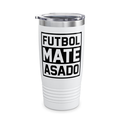 Futbol Mate Asado Argentina Argentinian Flag Pride Vintage Tumbler For Men Women Tumbler