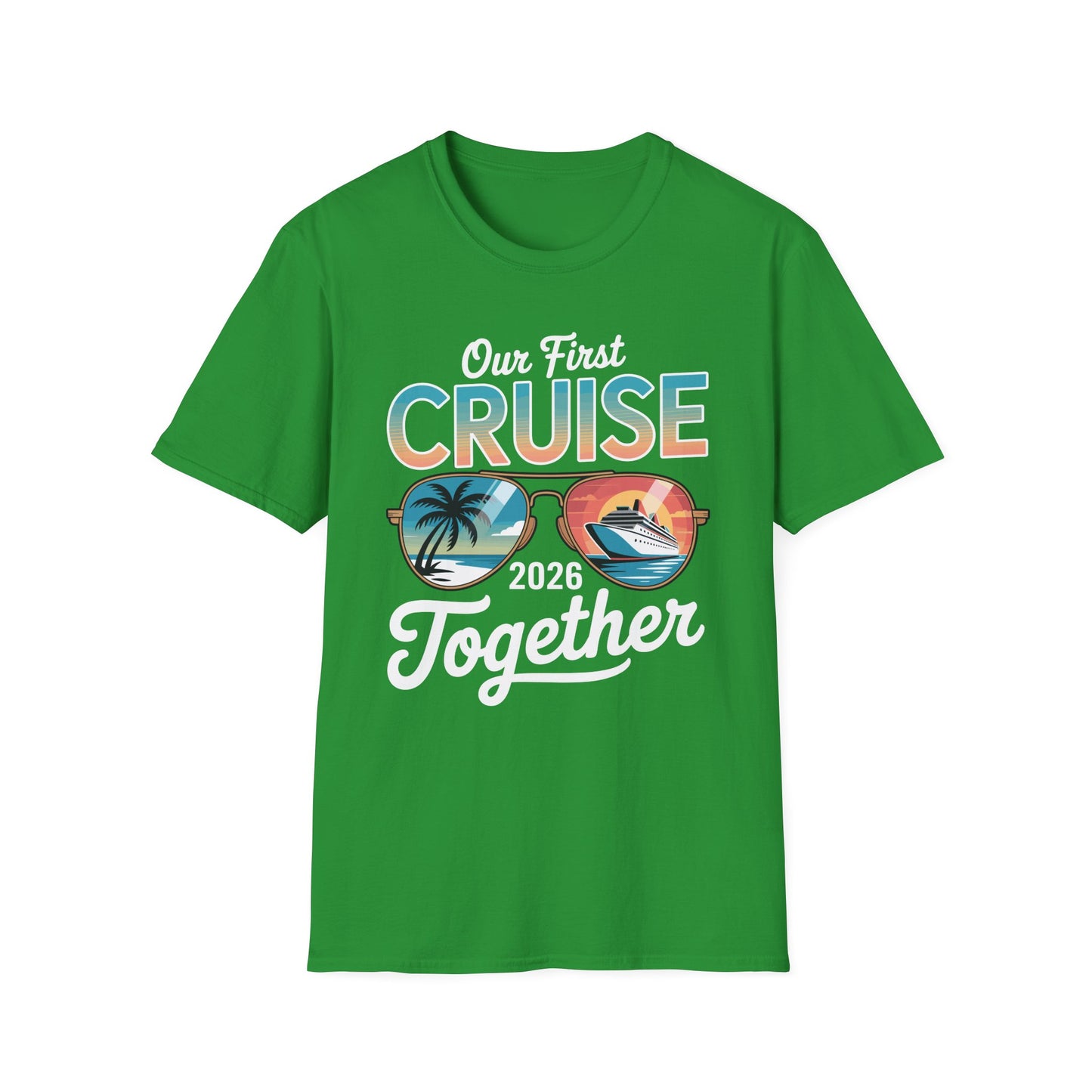 Our First Cruise 2026 Together Cute Matching Couples Cruise T-Shirt For Men Women