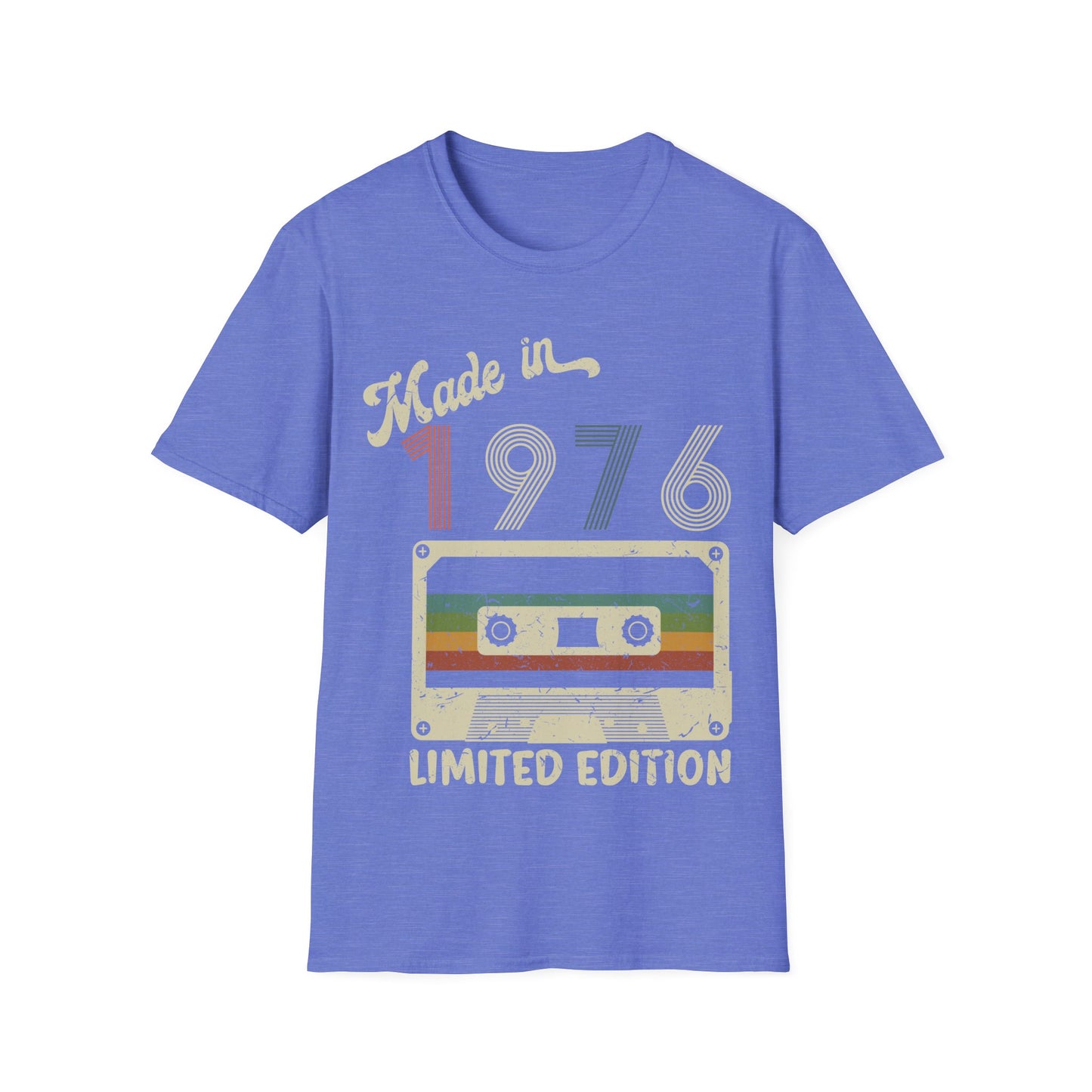 Made In 1976 Limited Edition Funny Cassette Tape Vintage T-Shirt For Men Women