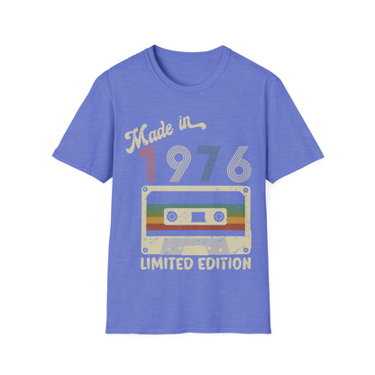 Made In 1976 Limited Edition Funny Cassette Tape Vintage T-Shirt For Men Women