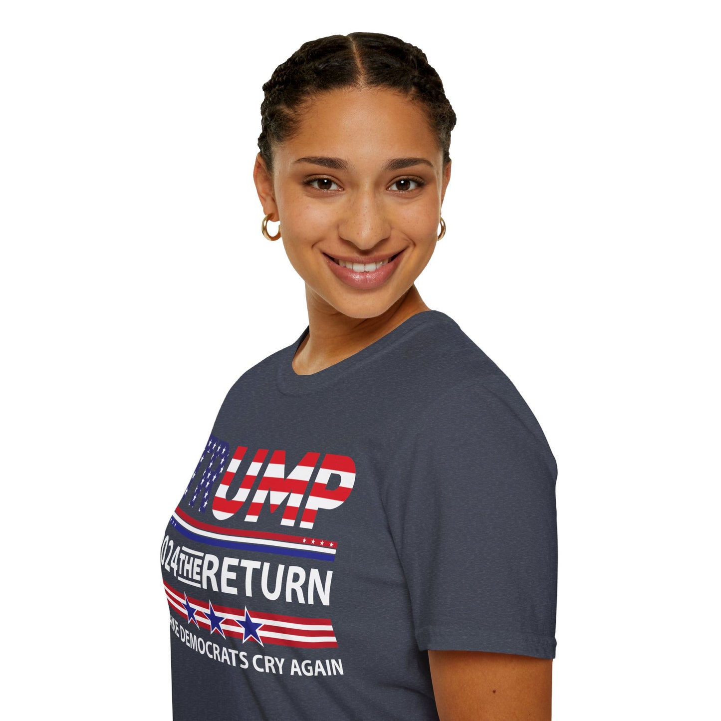 Trump 2024 The Return 45 47 Make Liberals Cry Again T-Shirt For Men Women T-Shirt