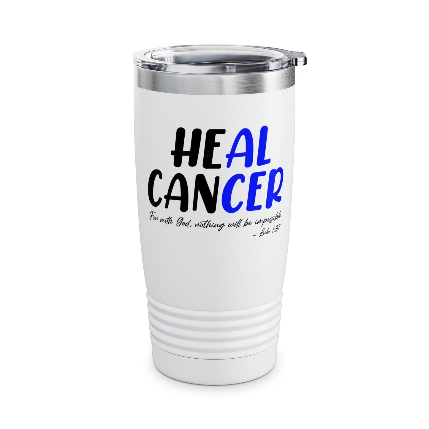 Colon Cancer Faith Bible Verse CRC Awareness Support Heal Family Tumbler For Men Women