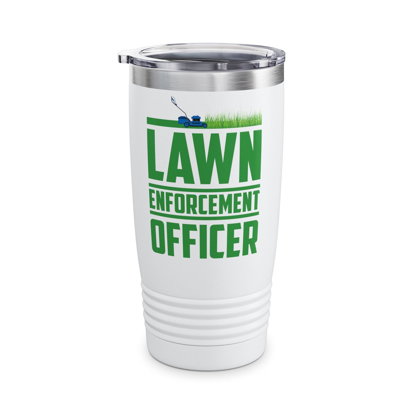 Funny Lawn Enforcement Officer Garden Gardener Tumbler