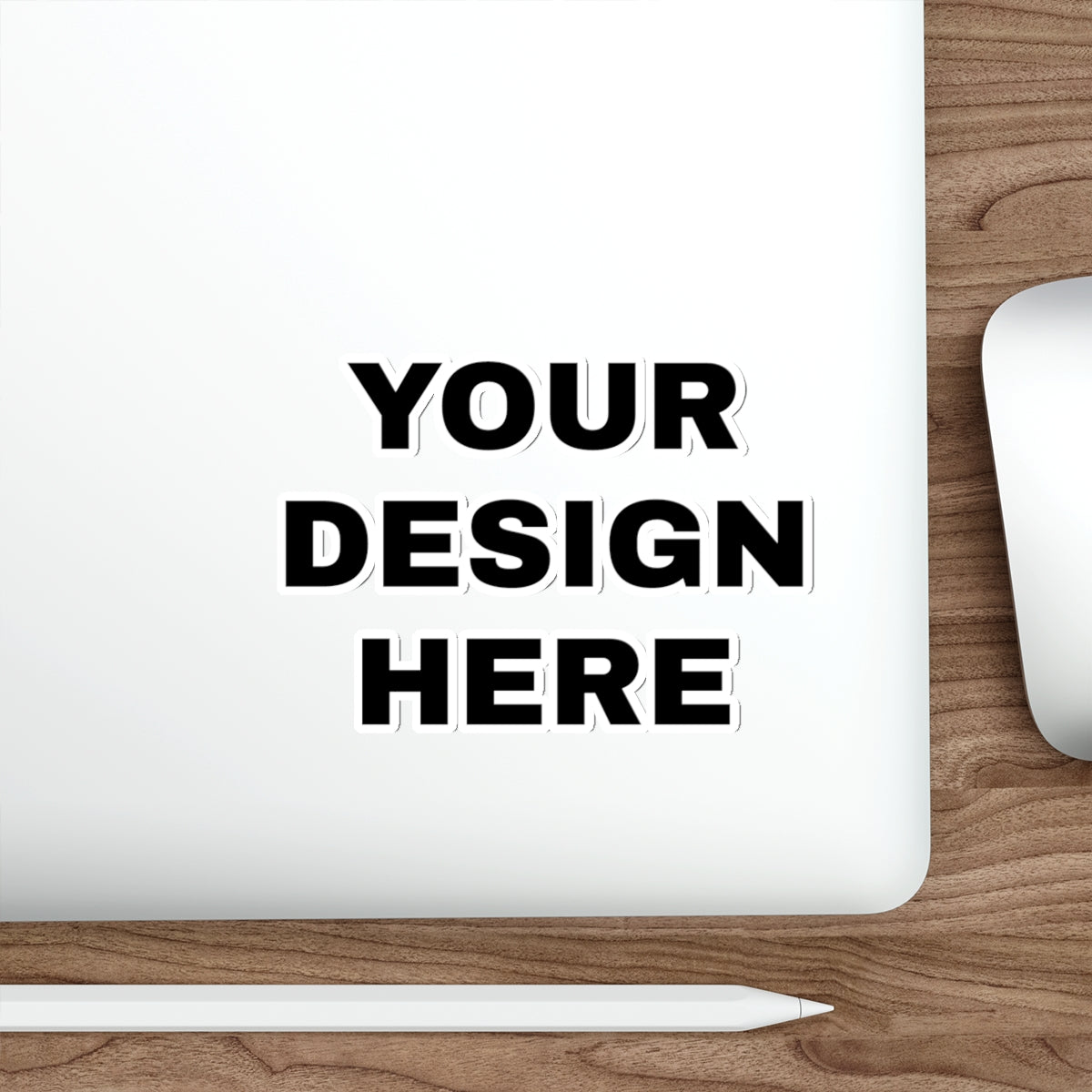 Custom Text Personalized Your Design on Die-Cut Stickers