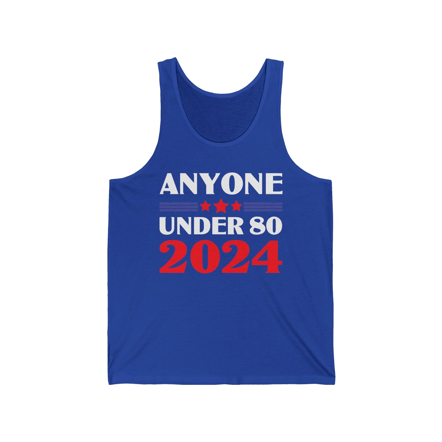 Funny Anyone Under 80 Presidental Election 2024 Tank Top For Men Women Tank Top