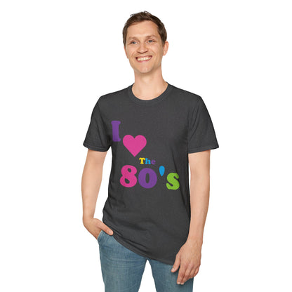 Women I Love The 80s Shirt Disco 80s Costumes Retro T-Shirt