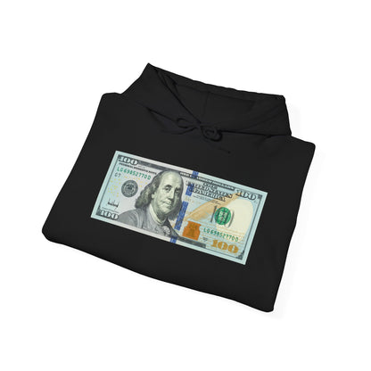 Funny Pro Trump 100 Dollar Bill Donald Trump Signature 4th of July American Patriot Support Trump Gift Hoodie