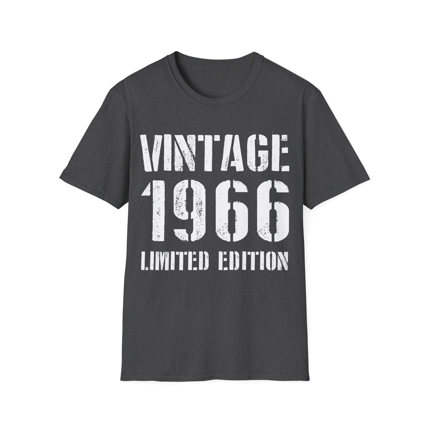 Funny Vintage 1966 60th Birthday Gifts 60 Year Old T-Shirt For Men Women