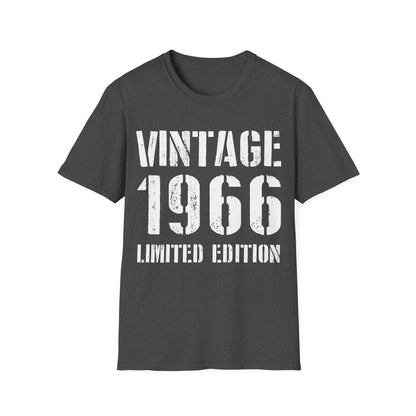 Funny Vintage 1966 60th Birthday Gifts 60 Year Old T-Shirt For Men Women