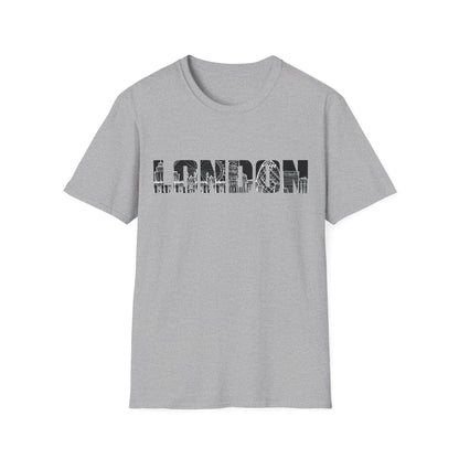 London England Souvenir Flag Phonebooth Double-Decker Bus T-Shirt For Men Women T-Shirt