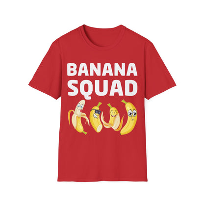 Funny Banana Squad Fruit Banana Lover T-Shirt For Men Women Kids T-Shirt