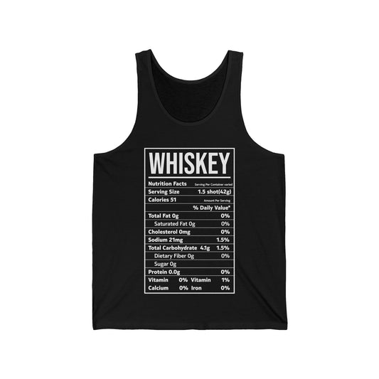 Whiskey Nutrition Facts Funny Family Matching Thanksgiving Christmas Drinking Tank Top For Men Women