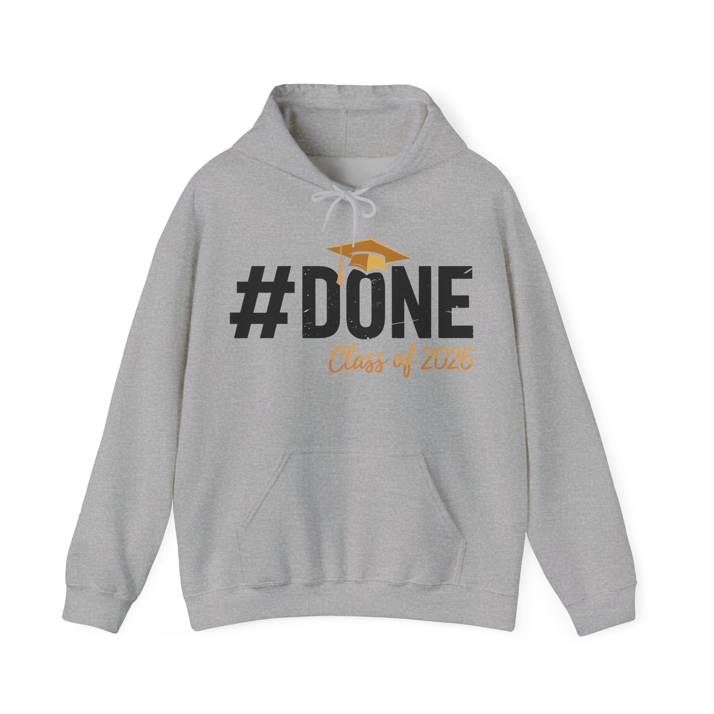 #Done Class of 2026 Graduation So Done Senior 2026 Grad Hoodie For Men Women