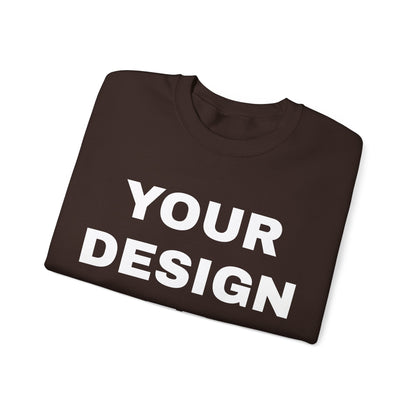 Custom Text Personalized Your Design on Unisex Heavy Blend™ Crewneck Sweatshirt