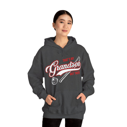 Thats My Grandson Out There Baseball Grandma Mothers Day Fathers Day Hoodie