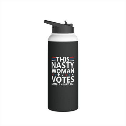 This Nasty Woman Votes Biden Harris 2024 Feminist Election Water Bottle