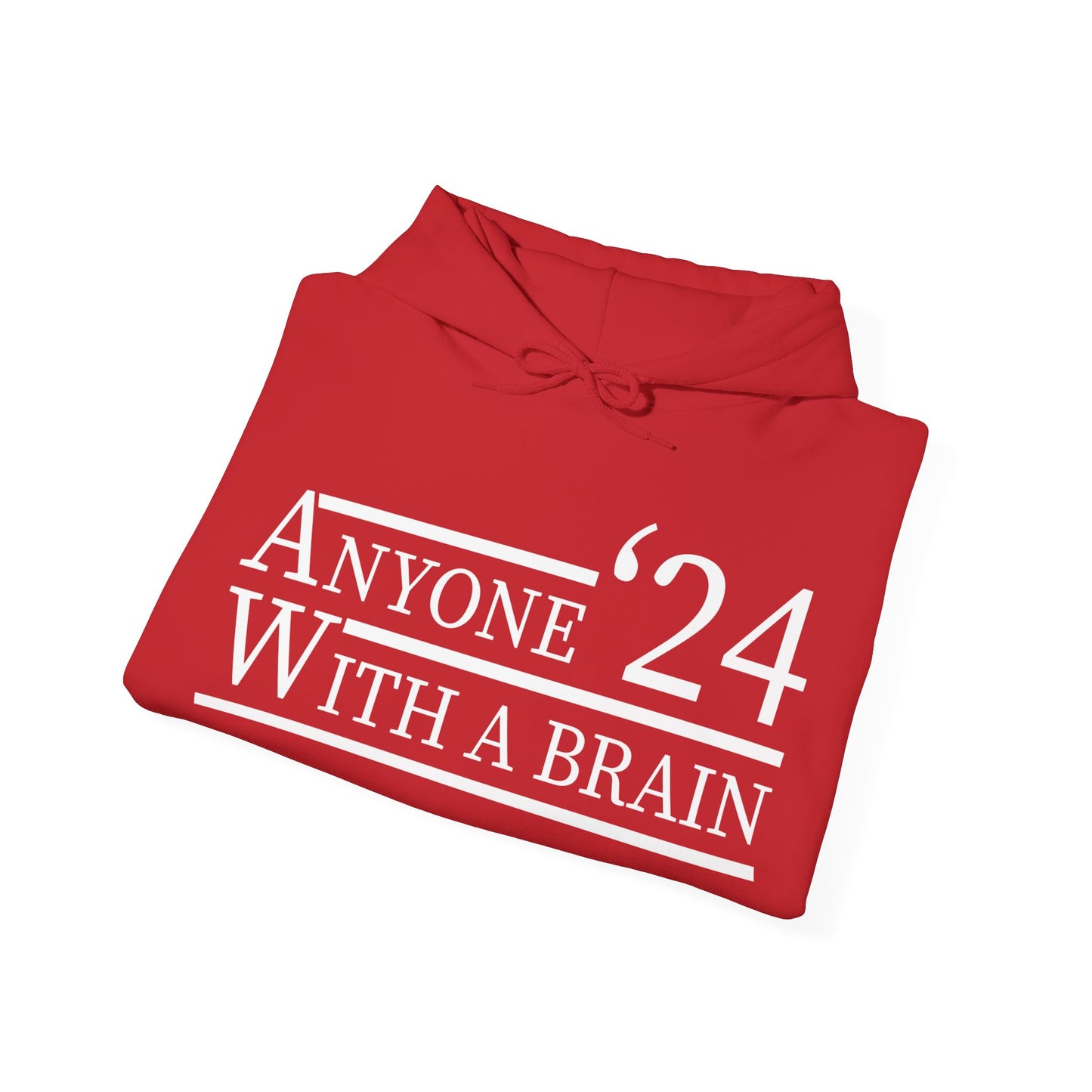 Anyone With A Brain 2024 Funny Presidential Election Hoodie For Men Women Hoodie