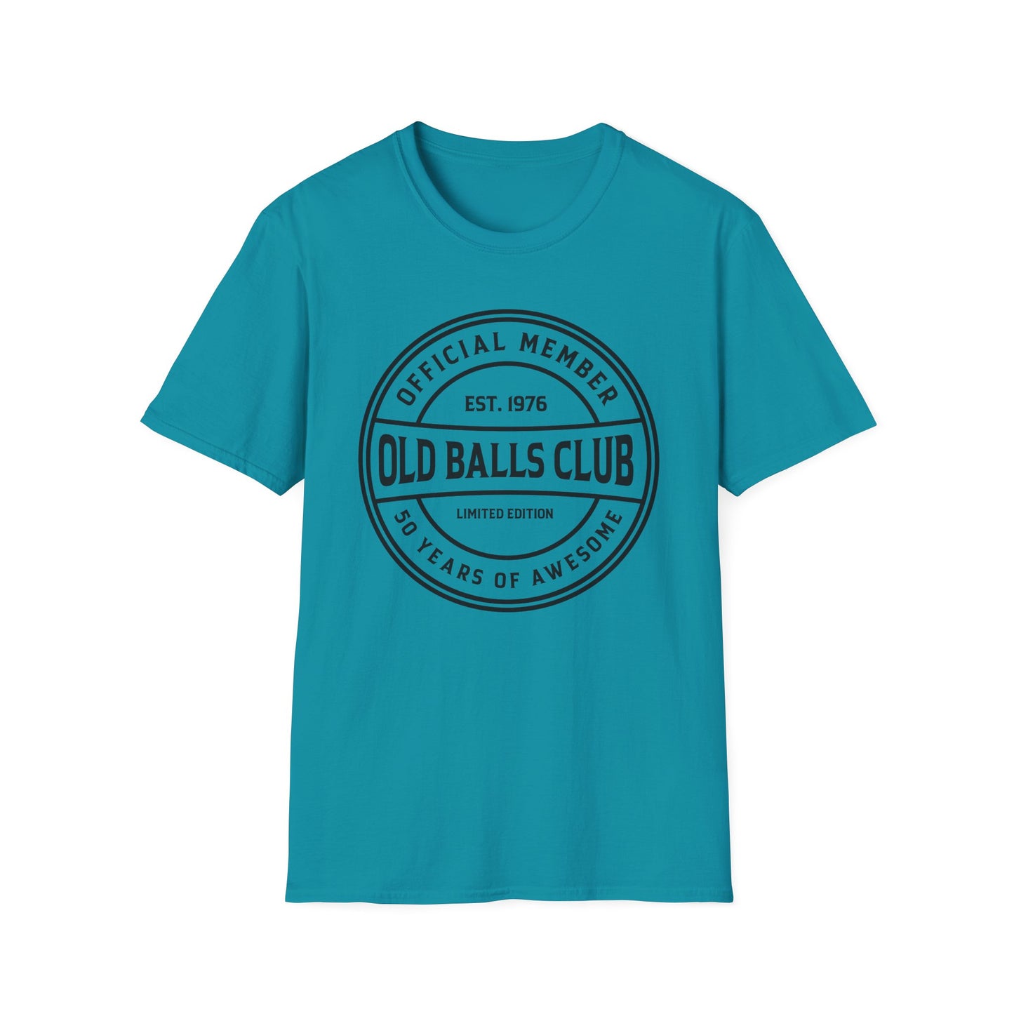 Mens Old Balls Club 50 Years Awesome Fifty 50th Birthday Fathers Day T-Shirt