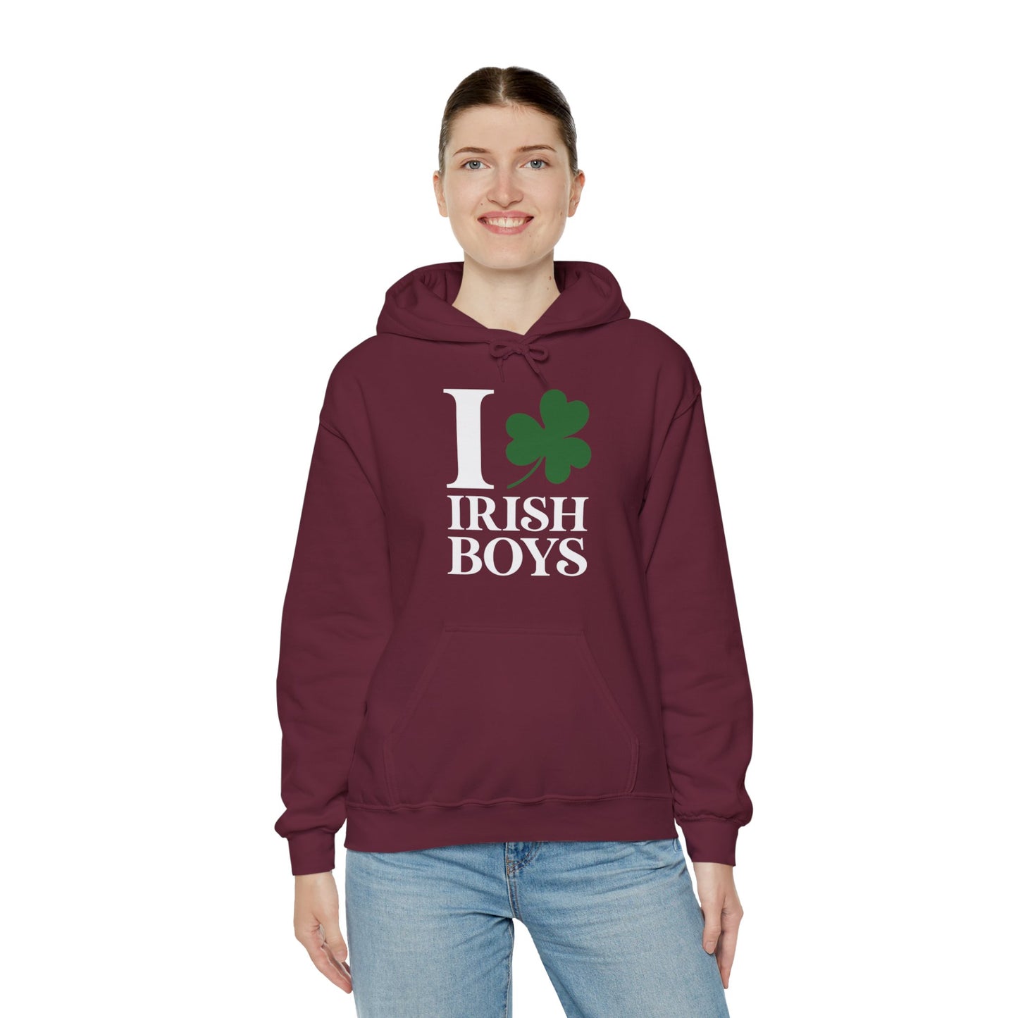 Funny I Love Irish Boys Shamrock St Patricks Day Hoodie For Men Women Hoodie