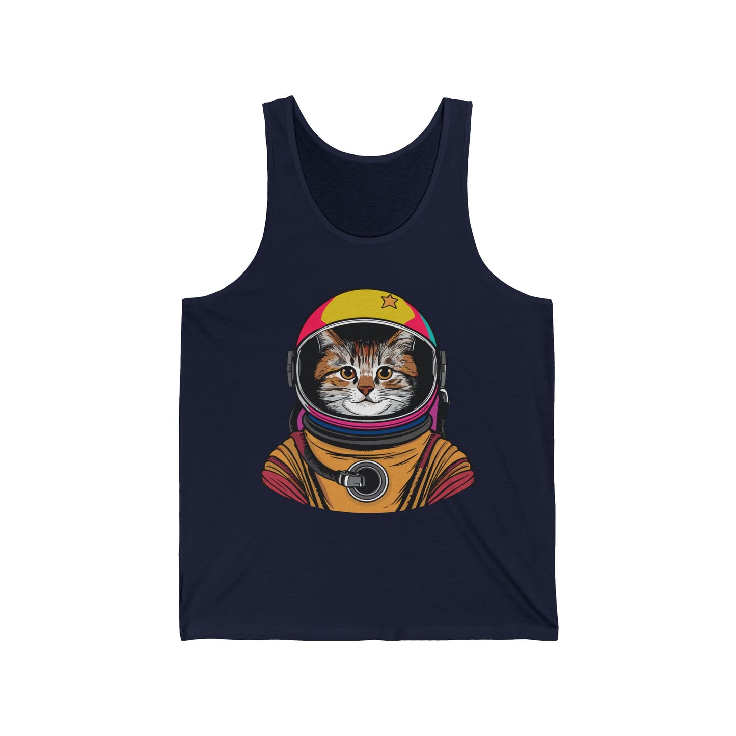 Funny Space Gifts Cat Mom Cat Dad Astronaut Space Tank Top For Men Women Kids Tank Top