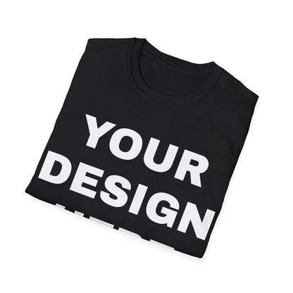 Custom Text Personalized Your Design on Unisex Softstyle T-Shirt