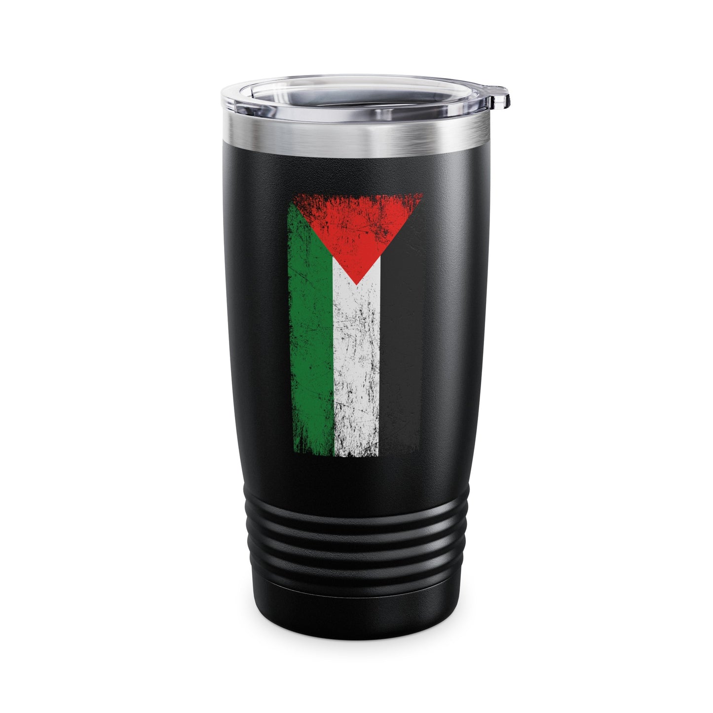 Distressed  Palestine Flag I love Palestine Gaza Vintage Tumbler For Men Tumbler