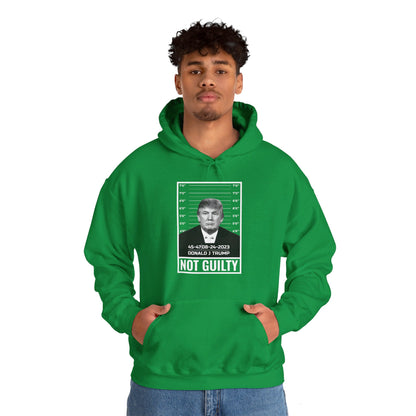 Donald Trump Police Mugshot Not Guilty President Legend 45 47 Hoodie For Men Women Hoodie