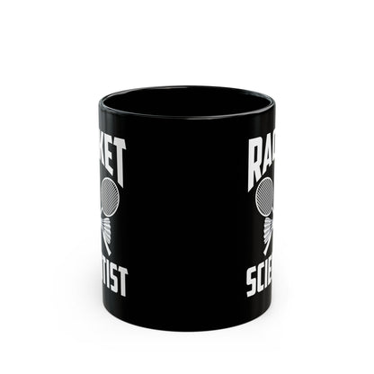 Funny Badminton Player Mug Racket Scientist Badminton Gift Coffee Mug
