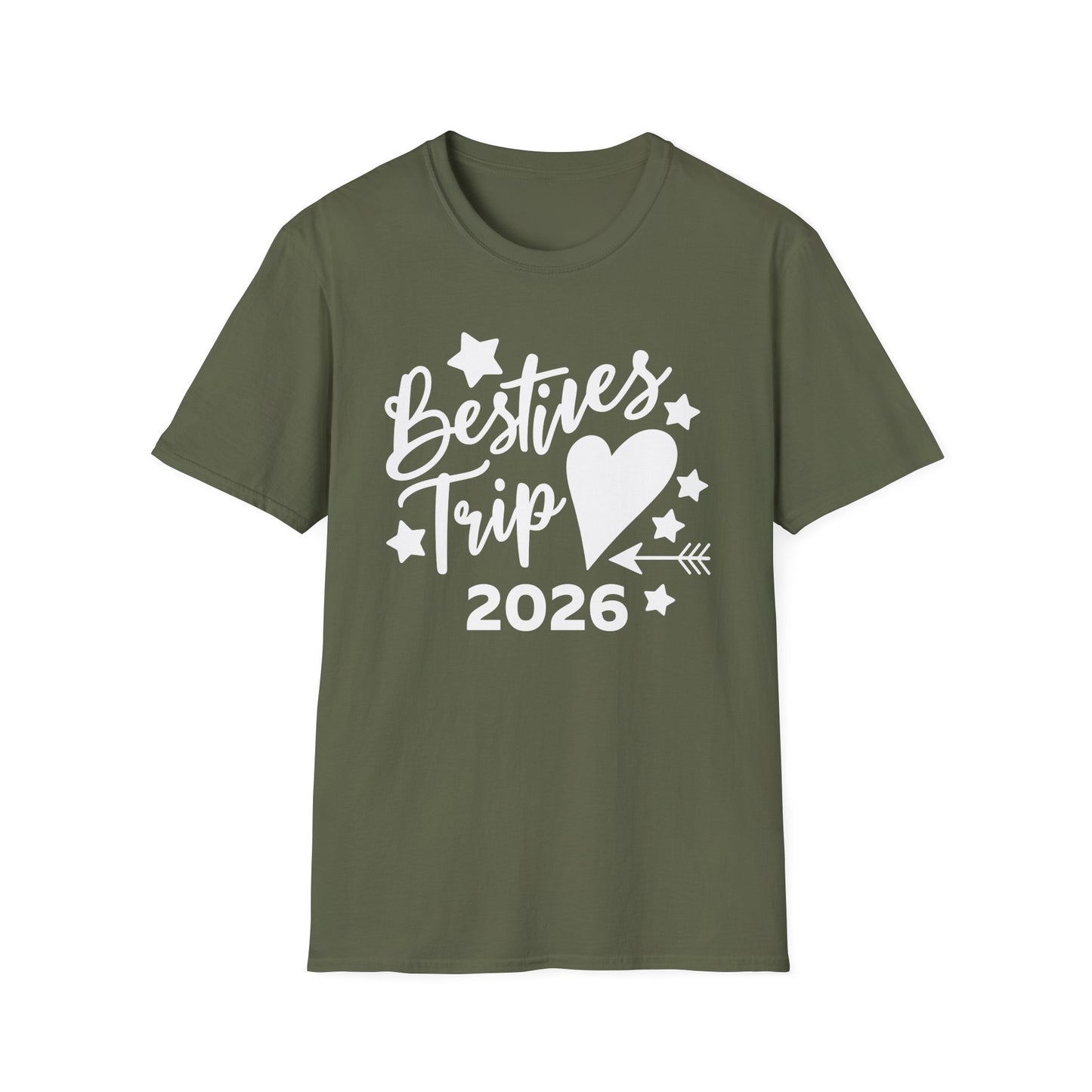 Funny Besties trip or Weekend 2026 For Girls and Women Vacation T-Shirt