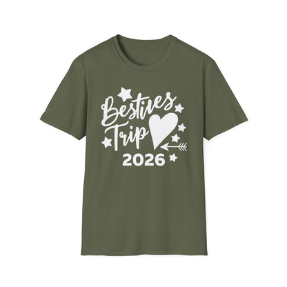 Funny Besties trip or Weekend 2026 For Girls and Women Vacation T-Shirt
