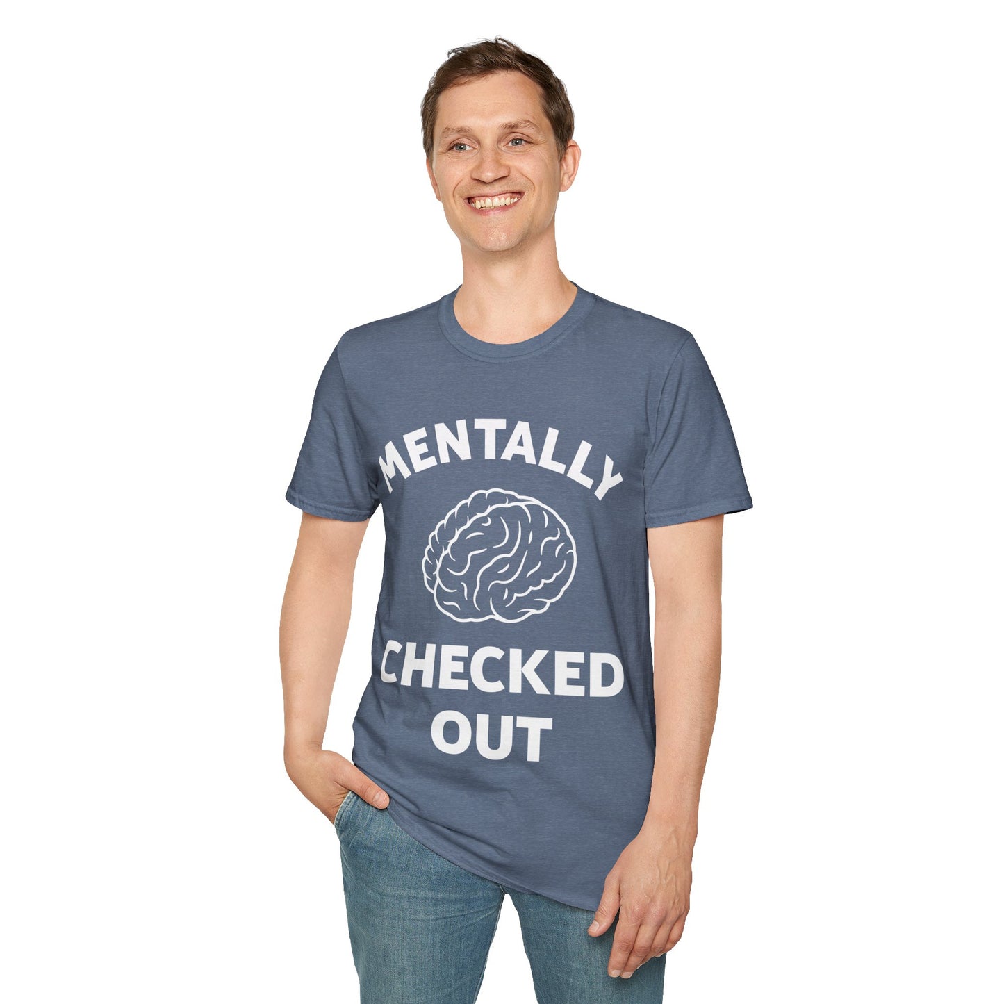 Mentally Checked Out Tee, Funny Mama Life Tee Mother Day T-Shirt