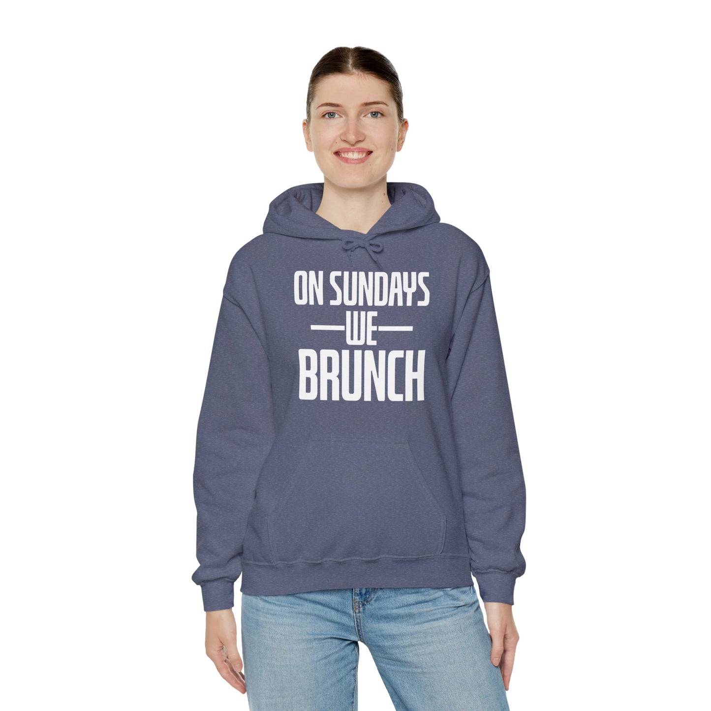 On Sundays We Brunch Friend Gift Sunday Weekend Hoodie  Men Women