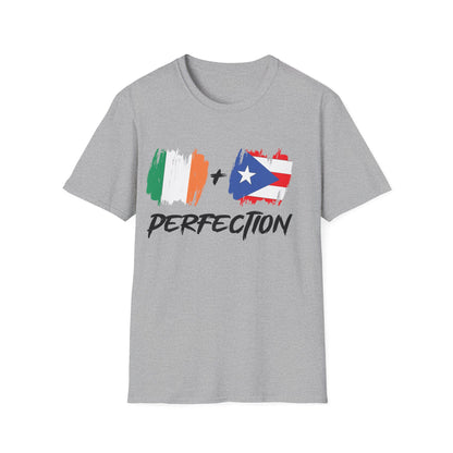 Irish Plus Puerto Rican Perfection Heritage T-Shirt For Men Women T-Shirt