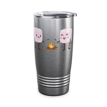 Marshmallow Grill People Camping Gift Funny Tumbler