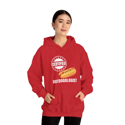 Certified Hotdogologist Hotdog Cool Sausage Hot Dog Lover Hoodie For Men Women Hoodie