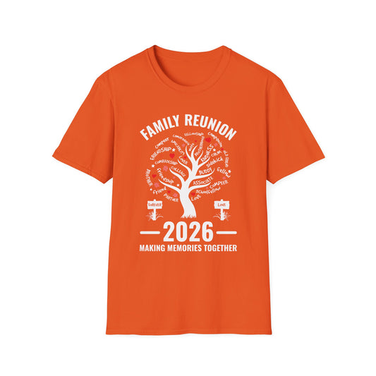 Making Memories Family Matching Group Family Reunion 2026 T-Shirt For Men Women