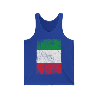 Italia Italy Flag Football Soccer Forza Azzurri Tank Tops For Men Women