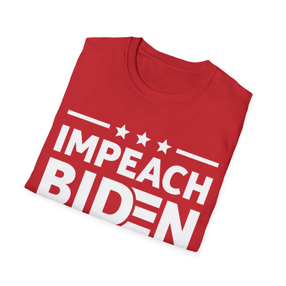 Mens Impeach Biden Harris Anti-Biden Election Funny Political T-Shirt Men Women