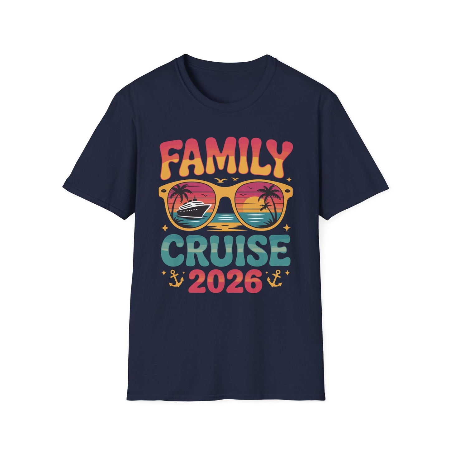 Family Cruise 2026 Summer Vacation Matching Family Cruise T-Shirt For Men Women