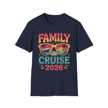 Family Cruise 2026 Summer Vacation Matching Family Cruise T-Shirt For Men Women