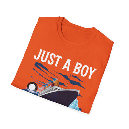 Just A Boy Who Just Loves The Rms Titanic Cruise Ship T-shirt For Men Women