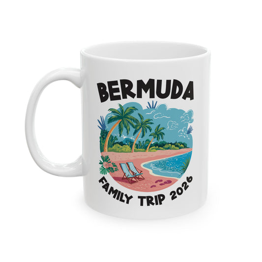 Family Cruise Bermuda 2026 Summer Trip Matching Vacation 2026 Coffee Mug For Women