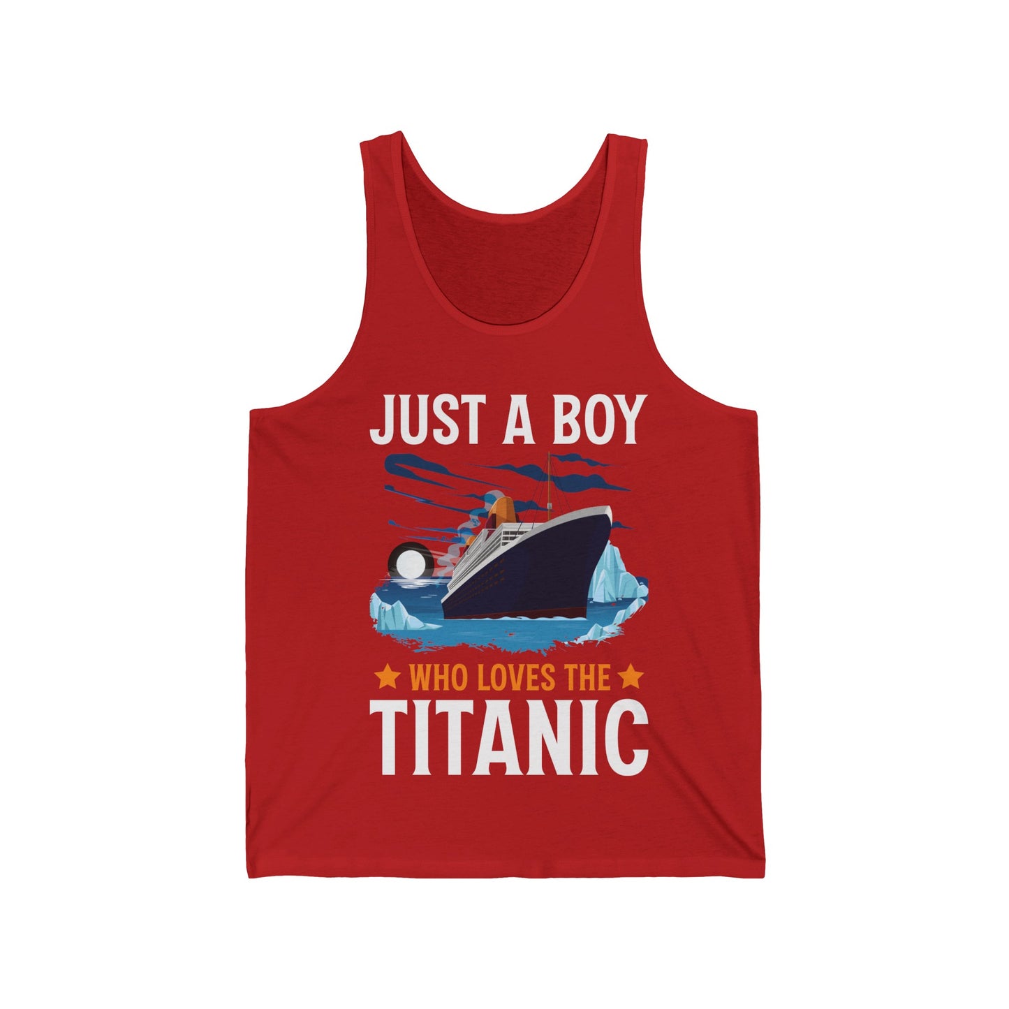 Just A Boy Who Just Loves The Rms Titanic Cruise Ship Tank Top For Men Women Tank Top