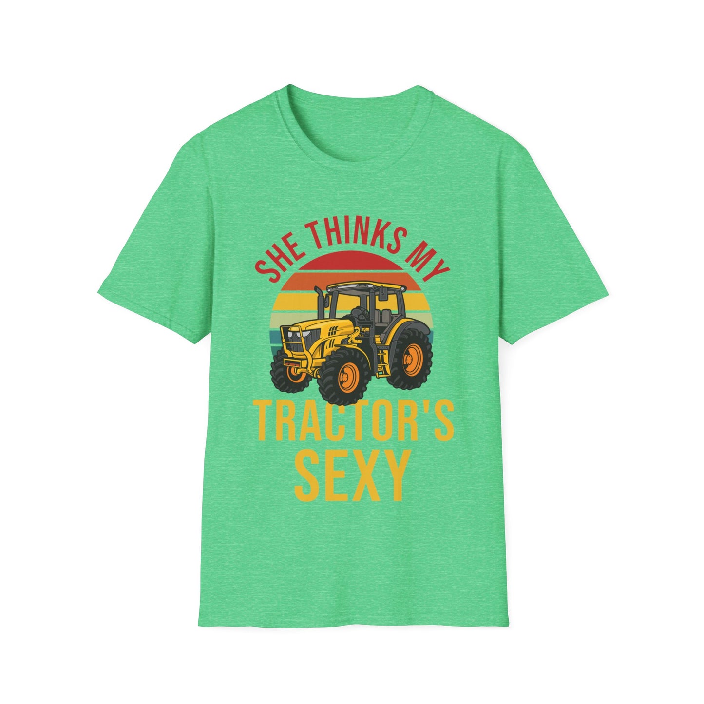 Funny She Thinks My Tractors Sexy Farming Farmer Farm T-Shirt