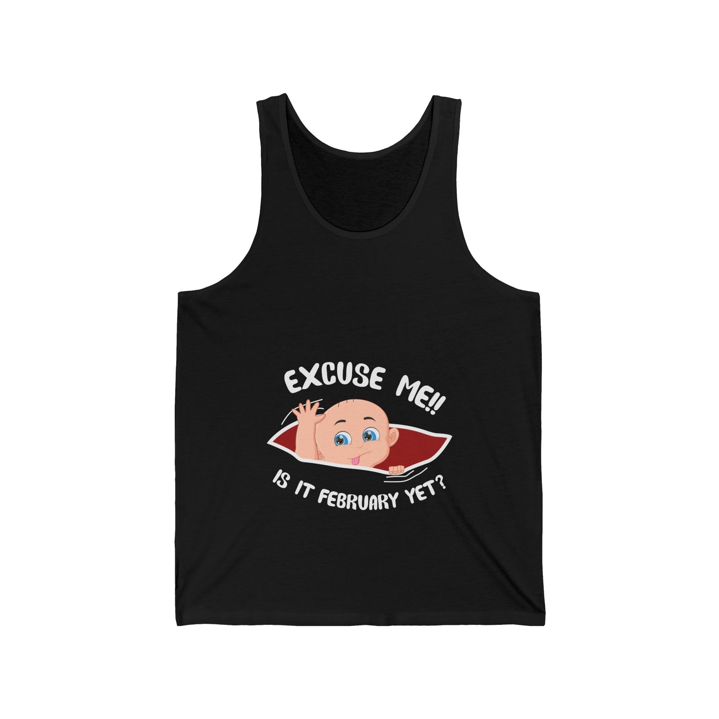 Personalized Month Women's Excuse Me is It February Yet Cute Baby Girl Funny