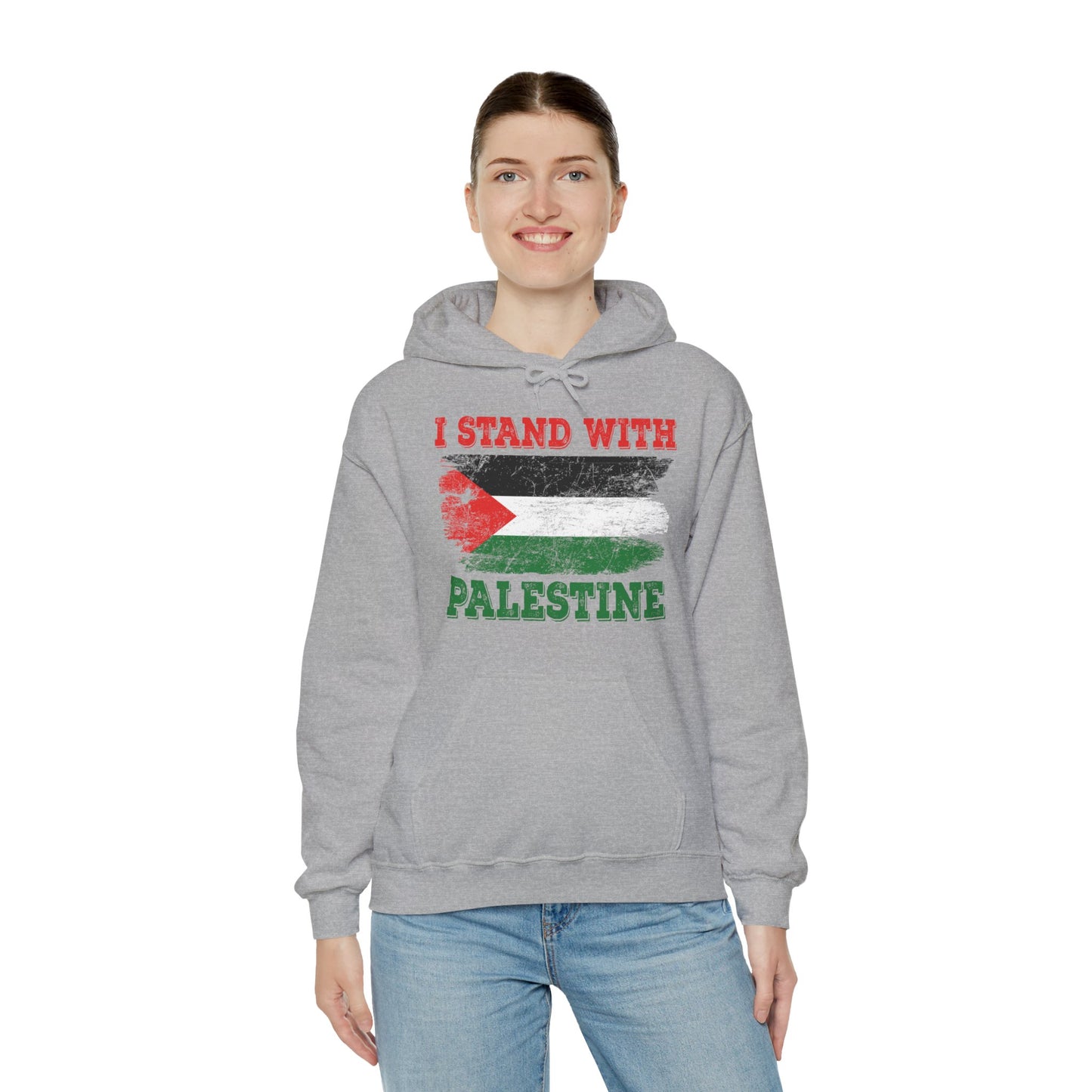 I Stand With Palestine Free Palestine Flag Gaza Palestinian Flag Hoodie For Men Women Hoodie